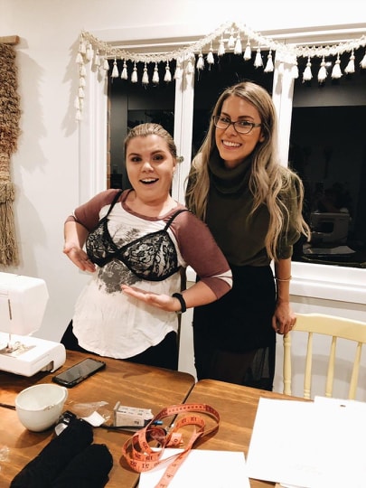 Sew a Bralette Class at Craft Parlour Miami.