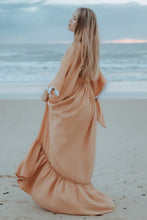 Ophelia Orange Cotton Robe