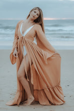 Ophelia Orange Cotton Robe