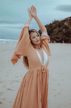 Ophelia Orange Cotton Robe