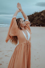 Ophelia Orange Cotton Robe