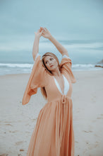 Ophelia Orange Cotton Robe
