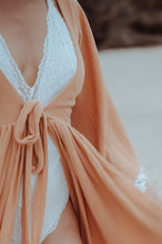 Ophelia Orange Cotton Robe