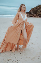 Ophelia Orange Cotton Robe