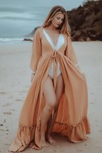 Ophelia Orange Cotton Robe