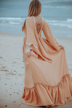 Ophelia Orange Cotton Robe