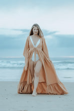 Ophelia Orange Cotton Robe