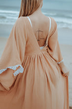 Ophelia Orange Cotton Robe