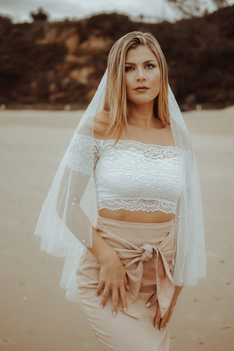 Pearl Wedding Veil
