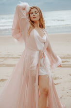 Siren Feather Robe - Pink