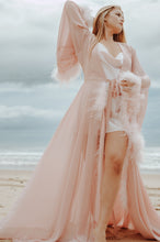 Siren Feather Robe - Pink