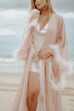 Siren Feather Robe - Pink