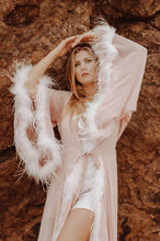Siren Feather Robe - Pink