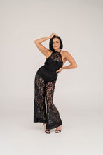 Ramona Halter Neck Lace Crop Top