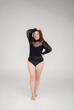 Claire Black Long Sleeved Bodysuit