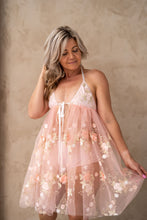 Amelia Pink Tulle Babydoll Set