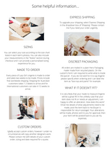 made to order information
