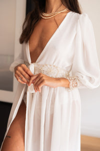 Robe - Genevieve Long Bridal Robe