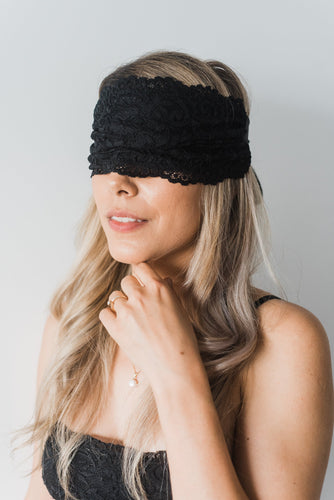 Accessories - Black Lace Blindfold