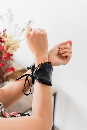 Accessories - Leather Handcuffs