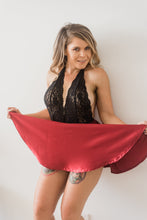 Bodysuit - Harper Lace Bodysuit With Asymmetrical Skirt