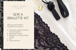 DIY Bralette Sewing Kit - Black