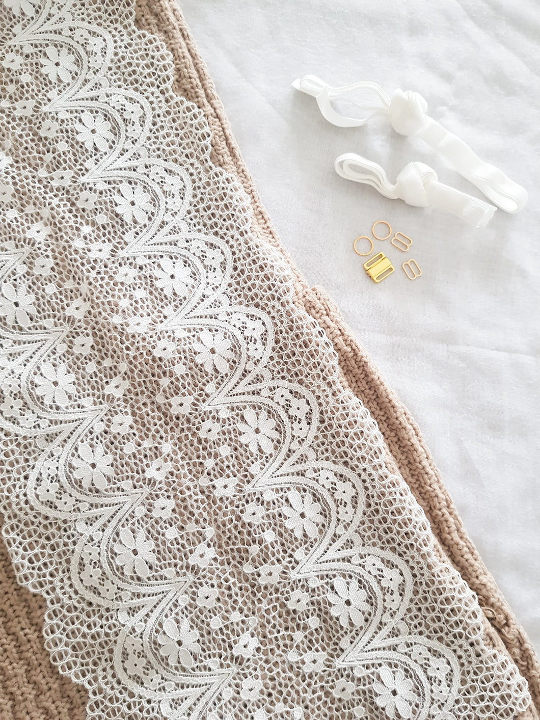 DIY Bralette Sewing Kit - White