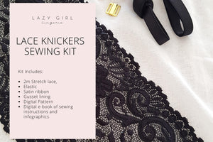 DIY Panty Sewing Kit (Black)