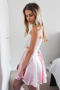 Outerwear - Peony Pink Wrap Skirt