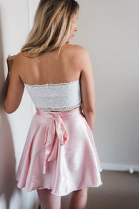 Outerwear - Peony Pink Wrap Skirt