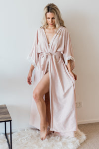 Robe - Damsel Personalised Pink Full Length Robe