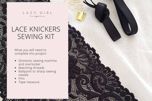 Sheer Panties Sewing Kit (Ivory)
