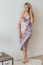 Sleepwear - Celine Mid Length Slip Dress In Lavender