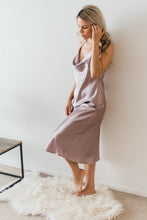 Sleepwear - Celine Mid Length Slip Dress In Lavender