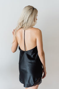 Sleepwear - Celine Slip Dress In Black
